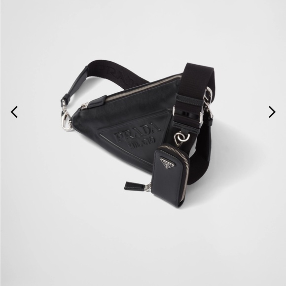 Prada Triangle Leather Shoulder Bag - Picture 5 of 16
